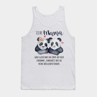 Liebe Mama Panda Shirt - Cute Mama Panda Geschenk Tank Top